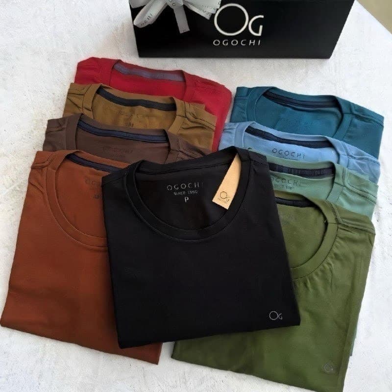 Camiseta Ogochi Básica Algodão