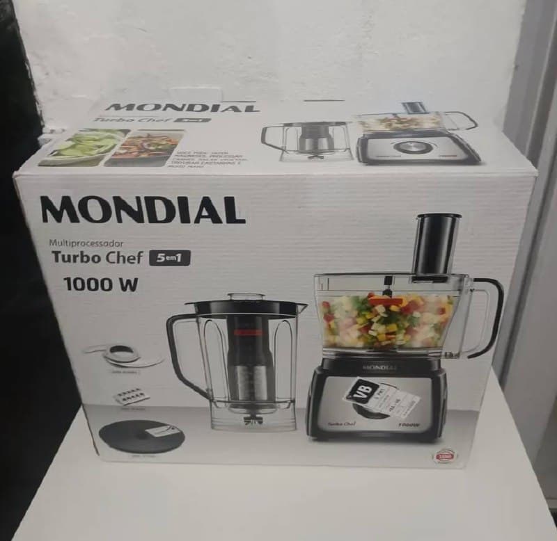 Multiprocessador Turbo Chef 5 em 1 Mondial 1000W MPN-01-B
